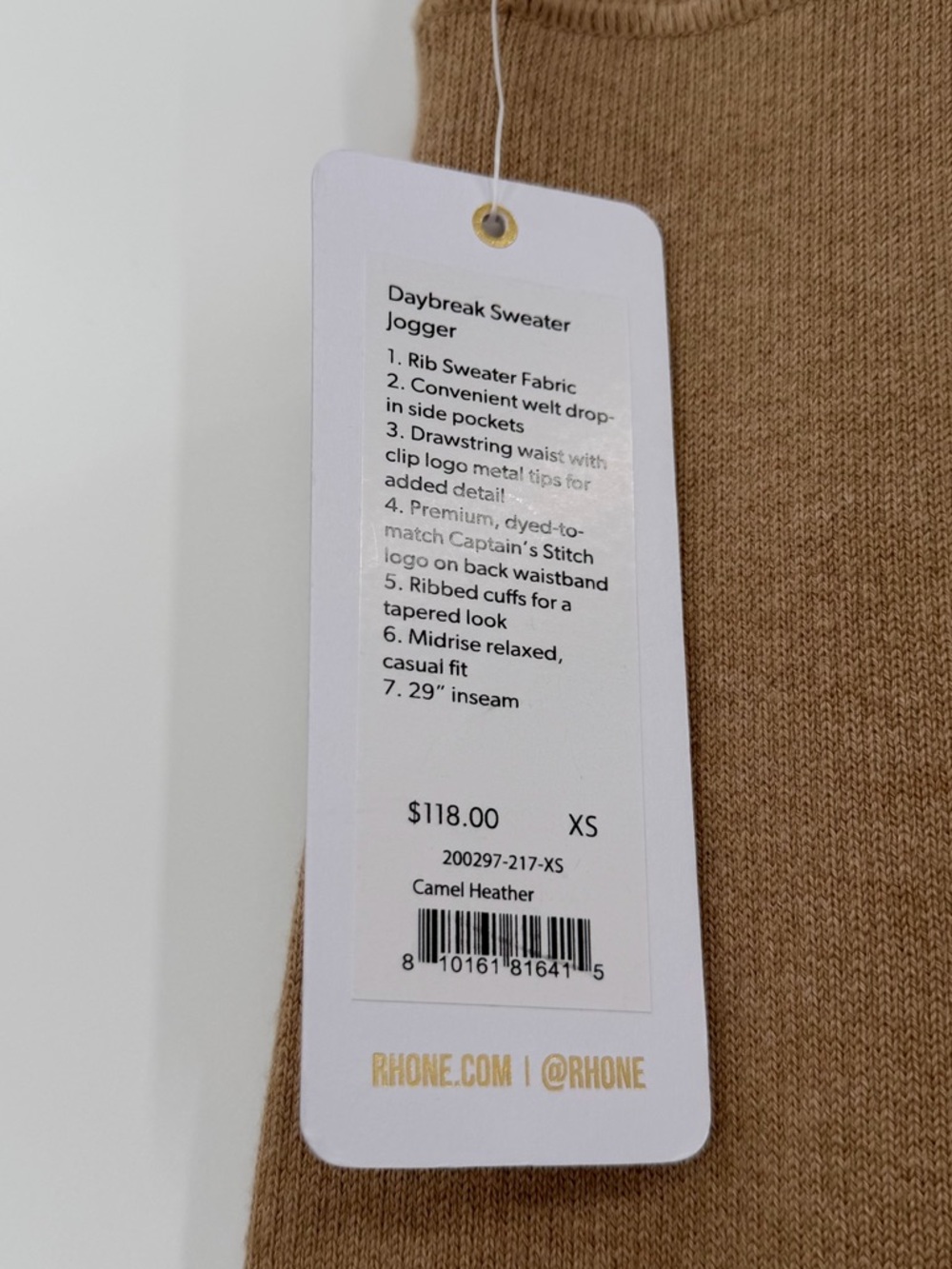 Rhone daybreak sweater jogger xs - Picture 3 of 6